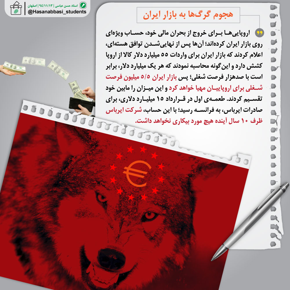 هجوم گرگ‌ها به بازار ایران