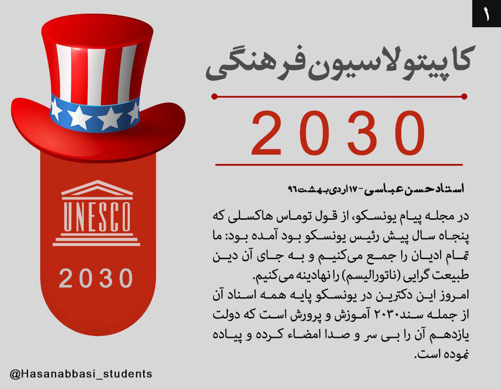 کاپیتولاسیون فرهنگی 2030